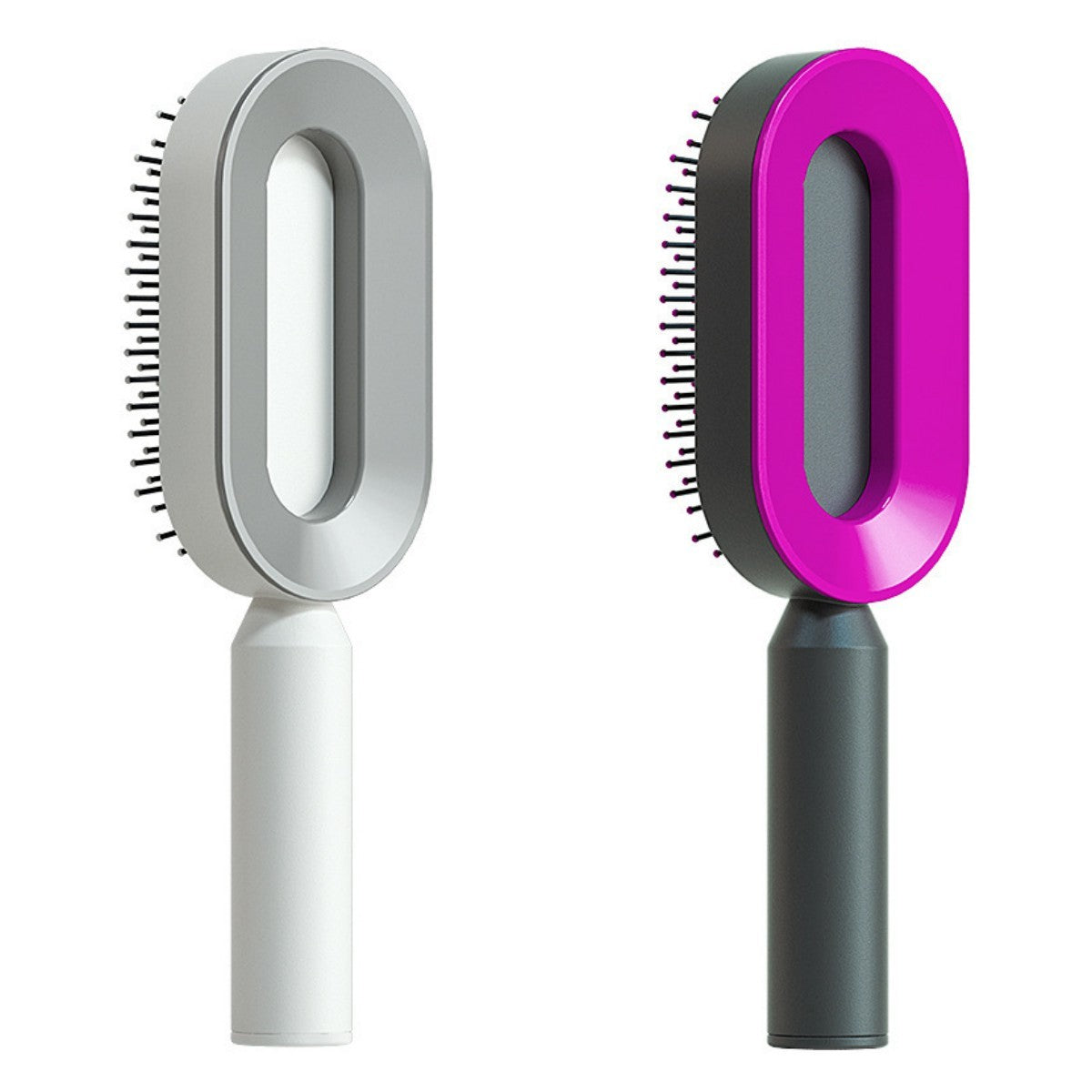 Self Cleaning Hair Brush For Women One-key Cleaning Hair Loss Airbag Massage Scalp Comb Anti-Static Hairbrush 1