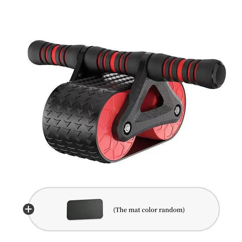 Double Wheel Abdominal Exerciser Women Men Automatic Rebound Ab Wheel Roller Waist Trainer Gym Sports Home Exercise Devices 1